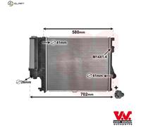 RADIATOR ENGINE COOLING 06002186 FOR BMW M52B20 2.0L M52B28 2.8L M52B25 2.5L