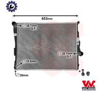 VAN WEZEL 06002205 Engine radiator