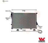 VAN WEZEL 06002233 Engine radiator
