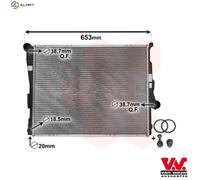 VAN WEZEL 06002278 Engine radiator