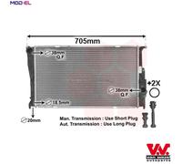 VAN WEZEL 06002293 Engine radiator