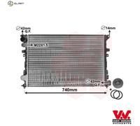 VAN WEZEL 09002089 Engine radiator