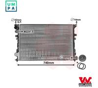 VAN WEZEL 09002089 Engine radiator
