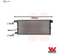 RADIATOR ENGINE COOLING 17002115 FOR FIAT SEICENTO/600/Hatchback/Van PANDA 0.9L