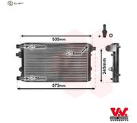 VAN WEZEL 17002239 Engine radiator