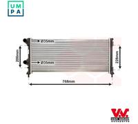 VAN WEZEL 17002250 Engine radiator