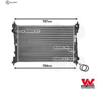 RADIATOR ENGINE COOLING 17002312 FOR ALFA ROMEO FIAT BRAVO/II GRANDE/PUNTO/Van