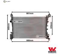 RADIATOR ENGINE COOLING 17002318 FOR FIAT GRANDE/PUNTO/Van 199B6/312A2.000 0.9L