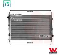VAN WEZEL 18002335 Engine radiator