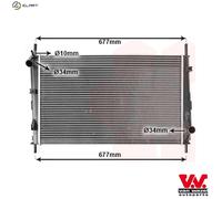 RADIATOR ENGINE COOLING 18002335 FOR FORD MONDEO/III/Mk/Clipper/Turnier 1.8L