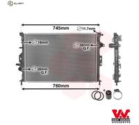 VAN WEZEL 18002425 Engine radiator