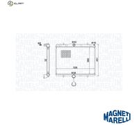 RADIATOR ENGINE COOLING 350213151800 FOR PEUGEOT EXPERT/Platform/Chassis/Van