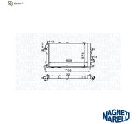MAGNETI MARELLI 350213153400 Engine radiator
