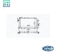 MAGNETI MARELLI 350213153400 Engine radiator