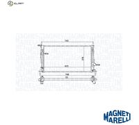 MAGNETI MARELLI 350213157400 Engine radiator