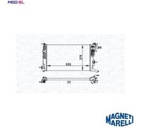 MAGNETI MARELLI 350213158300 Engine radiator