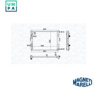 MAGNETI MARELLI 350213160600 Engine radiator