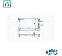 MAGNETI MARELLI 350213161300 Engine radiator