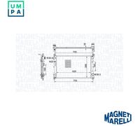MAGNETI MARELLI 350213163100 Engine radiator