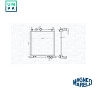 MAGNETI MARELLI 350213167500 Engine radiator