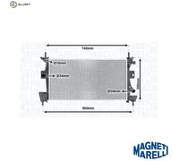 MAGNETI MARELLI 350213170200 Engine radiator