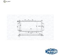 RADIATOR ENGINE COOLING 350213174600 FOR VW TRANSPORTER/Mk/IV/Platform/Chassis