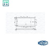 MAGNETI MARELLI 350213174600 Engine radiator