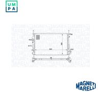 Fits MAGNETI MARELLI 350213177600 radiator FORD MONDEO III (BWY) 2.0 16V DI/TDD
