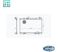 MAGNETI MARELLI 350213179200 Engine radiator
