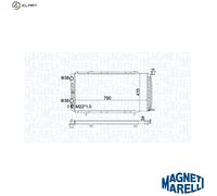 MAGNETI MARELLI 350213180900 Engine radiator