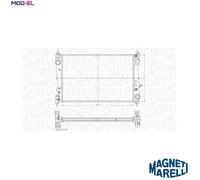 RADIATOR ENGINE COOLING 350213184300 FOR OPEL A 13 DTC/Z 13 DTJ 1.2L 4cyl