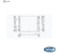 MAGNETI MARELLI 350213186800 Engine radiator