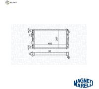 MAGNETI MARELLI 350213191300 Engine radiator
