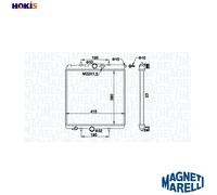 MAGNETI MARELLI 350213194100 Engine radiator