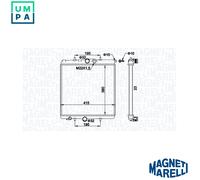 MAGNETI MARELLI 350213194100 Engine radiator