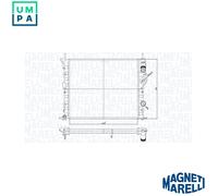 MAGNETI MARELLI 350213194700 Engine radiator