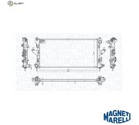 RADIATOR ENGINE COOLING 350213198200 FOR PEUGEOT MANAGER/Platform/Chassis/Van
