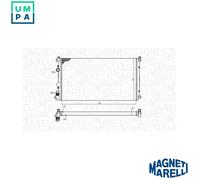 RADIATOR ENGINE COOLING 350213198800 FOR RENAULT MASTER/II/Platform/Chassis 2.2L