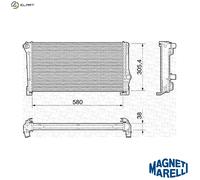 MAGNETI MARELLI 350213199000 Engine radiator
