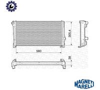 RADIATOR ENGINE COOLING 350213199000 FOR FIAT IDEA PUNTO/Hatchback/Van LANCIA