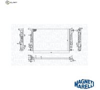 MAGNETI MARELLI 350213199200 Engine radiator