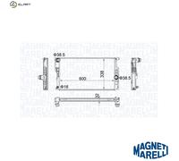 RADIATOR ENGINE COOLING 350213202200 FOR BMW 4/Gran/F36/Convertible/F33/F83