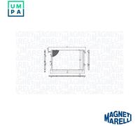 MAGNETI MARELLI 350213217000 Engine radiator