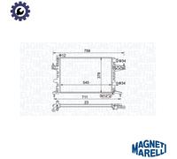 MAGNETI MARELLI 350213829000 Engine radiator