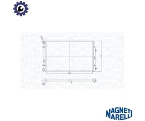 RADIATOR ENGINE COOLING 350213841000 FOR SKODA FABIA/II/Combi VW SEAT 1.2L 3cyl