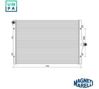 MAGNETI MARELLI 350213855000 Engine radiator