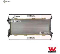 RADIATOR ENGINE COOLING 37002185 FOR OPEL CORSA/B/Hatchback/Van/SWING/STATION