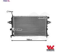 RADIATOR ENGINE COOLING 37002252 FOR OPEL ZAFIRA/MPV ASTRA/Delvan/Van 1.7L 4cyl