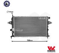RADIATOR ENGINE COOLING 37002252 FOR OPEL ZAFIRA/MPV ASTRA/Delvan/Van 1.7L 4cyl
