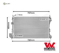RADIATOR ENGINE COOLING 37002338 FOR OPEL VECTRA/GTS SIGNUM/Hatchback SAAB